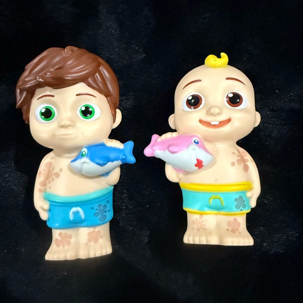 Cocomelon‎ Musical Bath Tub Playset Replacement Toy Action Figures Only Lot Of 2